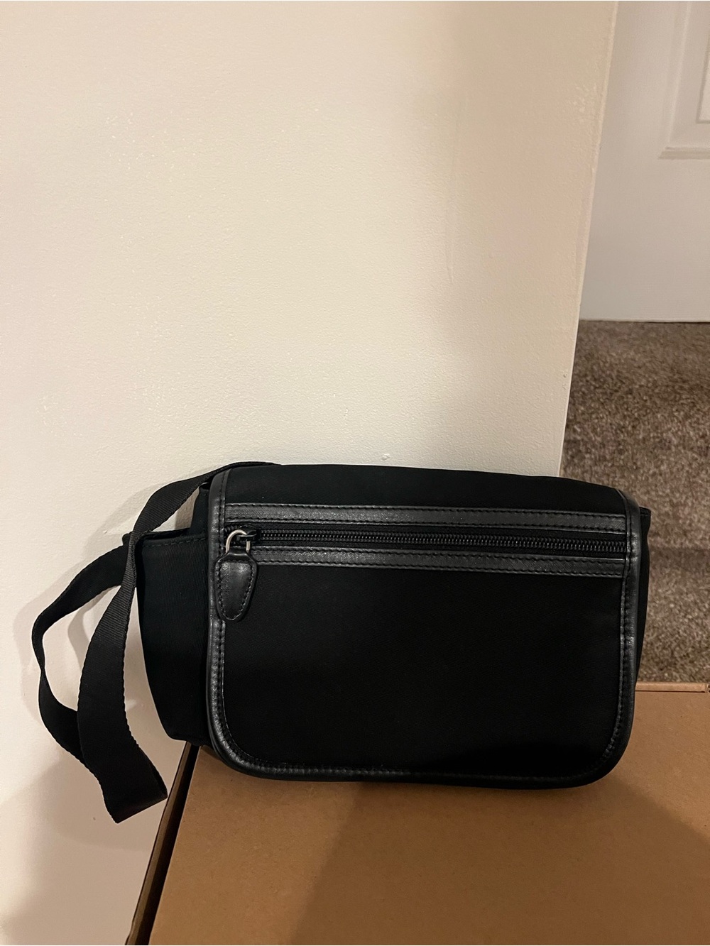 Vintage Bally Black Crossbody Bag